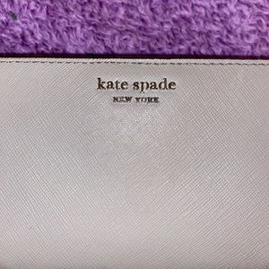 Kate Spade Dana Large Slim Wallet in grey
